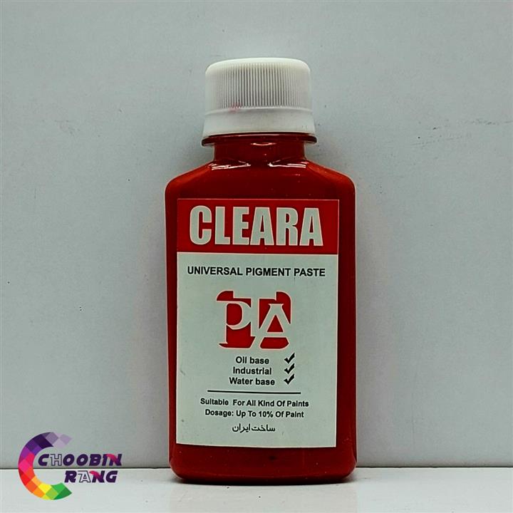 رنگ خمیری قرمز همه کاره یونیورسال کلرا cleara